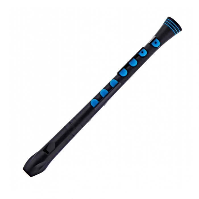 Flauto Dolce soprano Nuvo black/blue diteggiatura tedesca main product photo