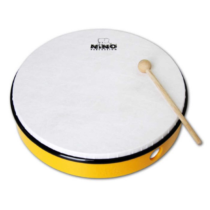 Tamburello Nino abs 12" giallo con batte nte main product photo