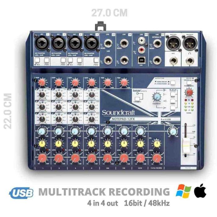 Soundcraft Notepad 12FX main product photo