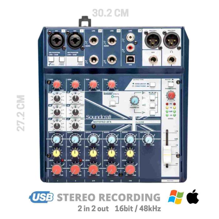 Soundcraft Notepad 8FX main product photo