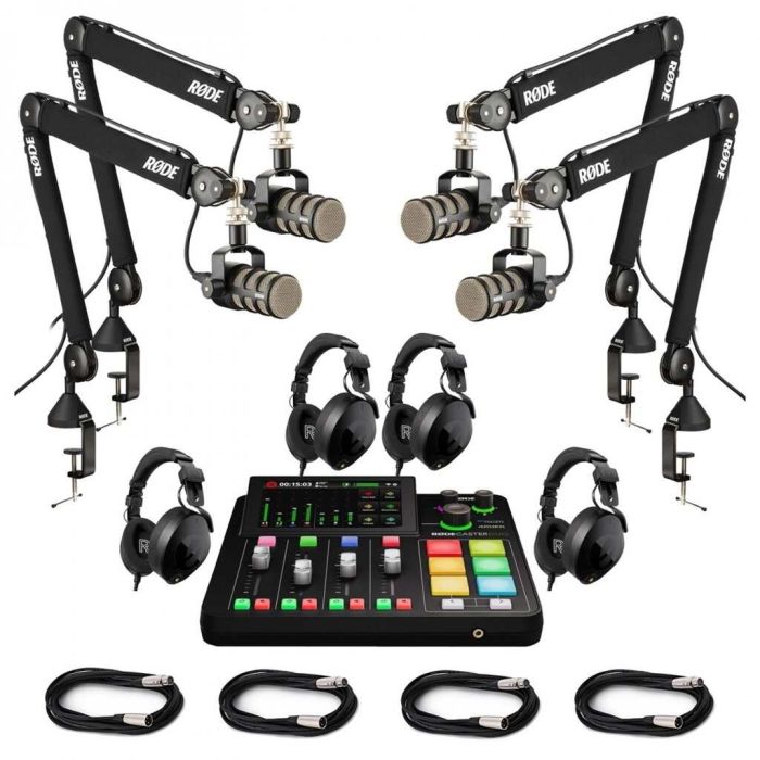 Rode RØDECaster Pro II Four-Person Podcasting bundle main product photo