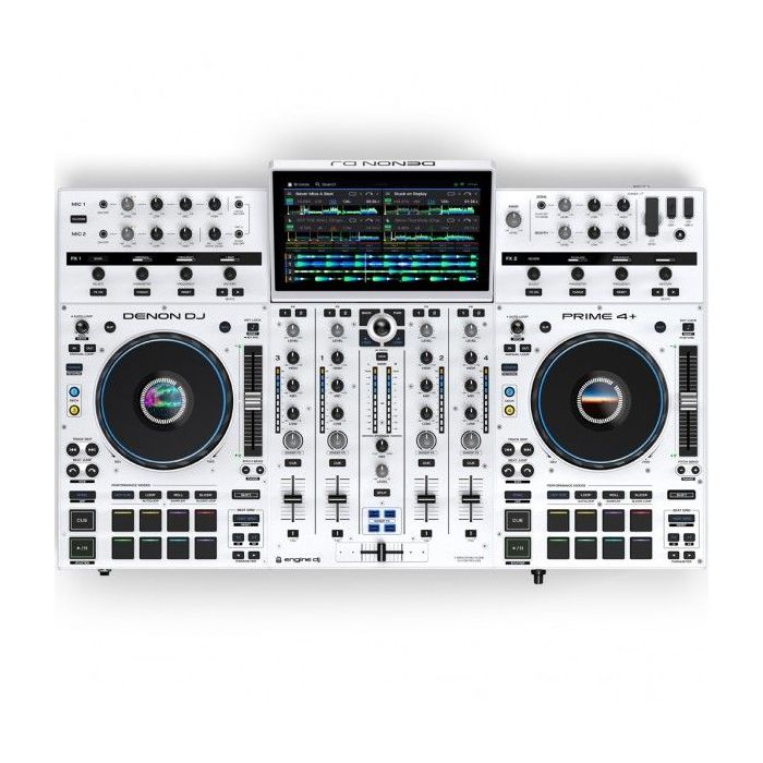 Consolle Denon DJ PRIME 4+ white main product photo