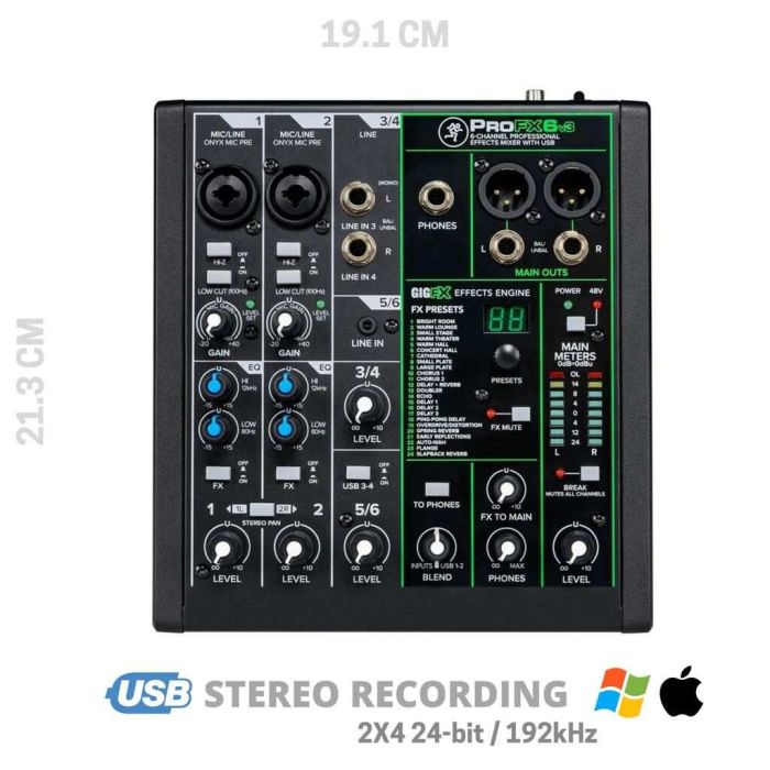 Mackie PROFX6V3 main product photo