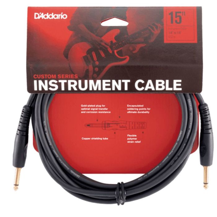 D'Addario PW-G-15 Cavo jack/jack 4,5 mt Custom main product photo