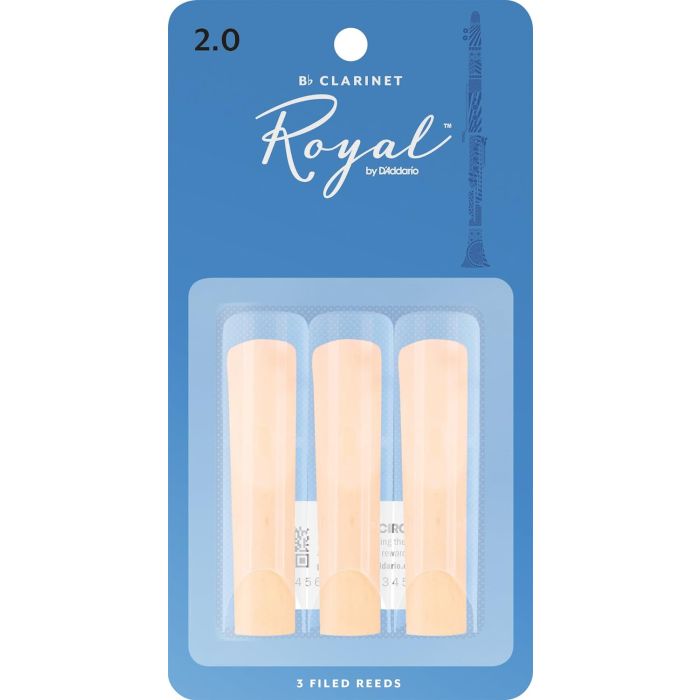 Ance Clarinetto Sib Royal by D'Addario n.2 3pz main product photo