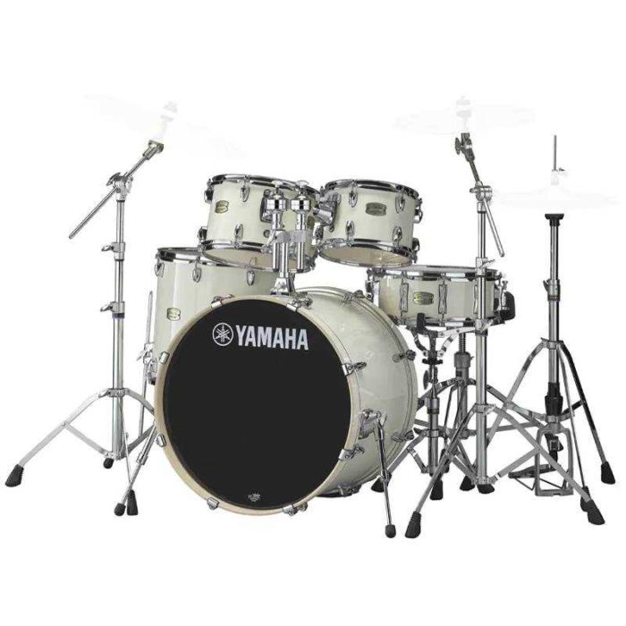 Yamaha Stage Custom Birch 20" 5pz + Hardware Classic White main product photo