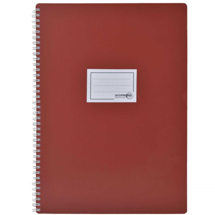 Libretto banda Scomegna 10 fogli A4 33x25,5cm marrone 380gr main product photo