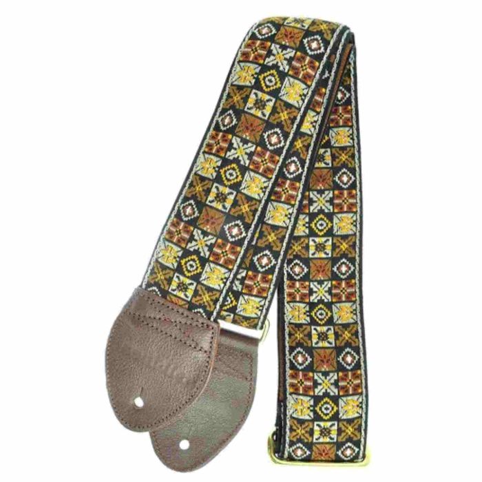 Tracolla chitarra Souldier Woodstock gold 5cm main product photo