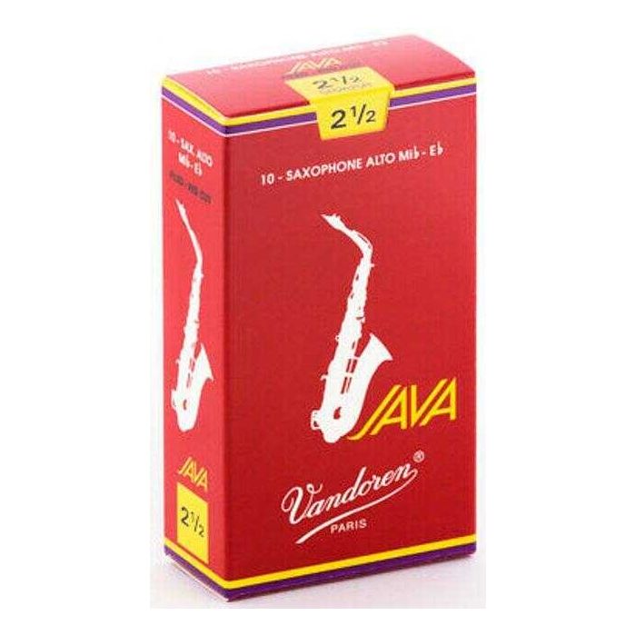 Ance Sax Alto n.2.5 Vandoren Java Red 10pz SR2625R main product photo