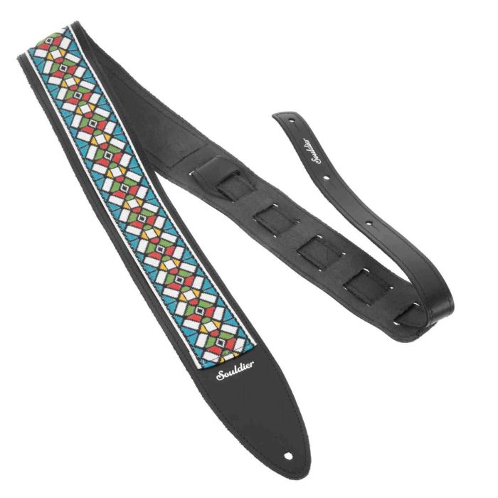 Souldier Torpedo Stained Glass blue/white Tracolla chitarra 6,5cm main product photo