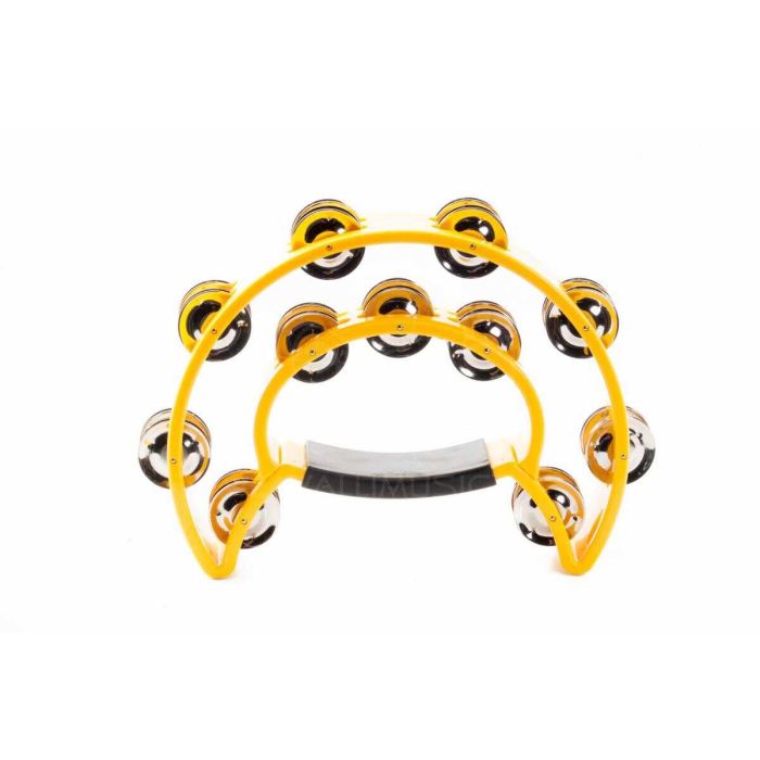 Cembalo Peace mezzaluna doppia fila sonagli plastica giallo main product photo