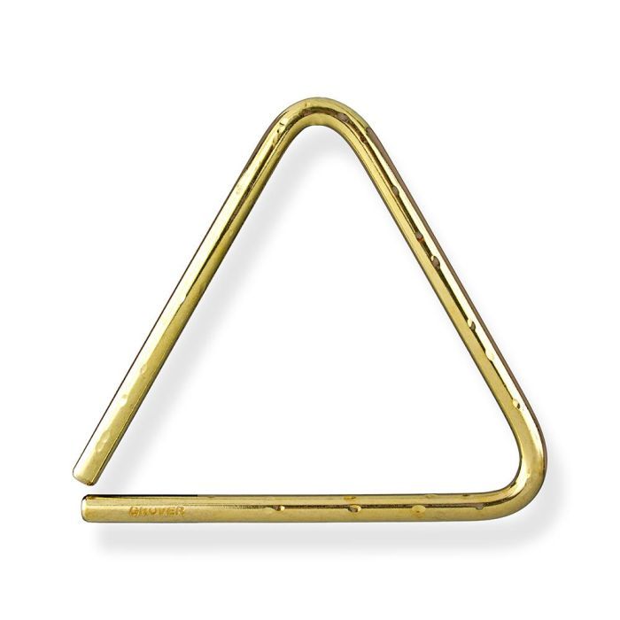 Triangolo Grover TRBHL8 8" Bronzo Martellato serie "Symphonic" SENZA BORSA main product photo