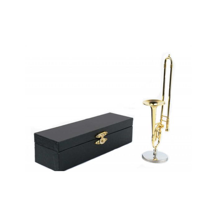 Miniatura Trombone 13,5cm con custodia Agifty main product photo
