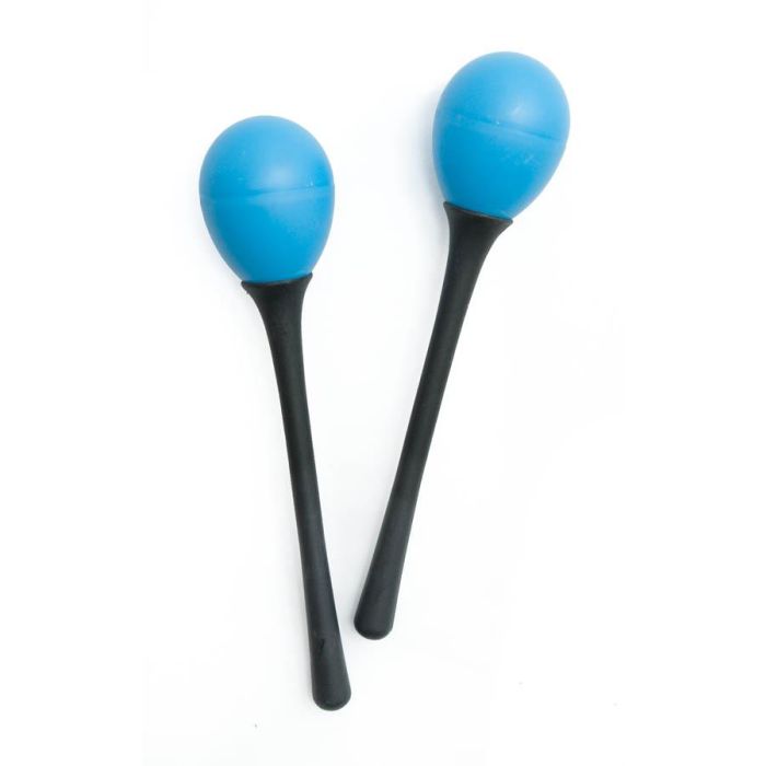 Maracas Dadi con manico coppia blu main product photo