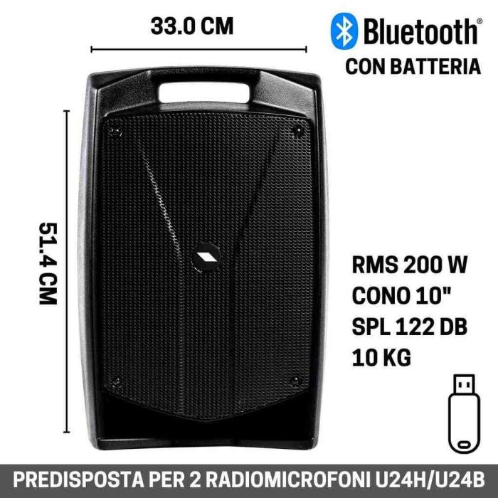 Box bluetooth Proel V10FREE mp3 10" 400w main product photo