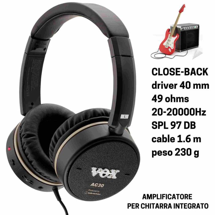 Cuffia Vox VGH-AC30 black main product photo