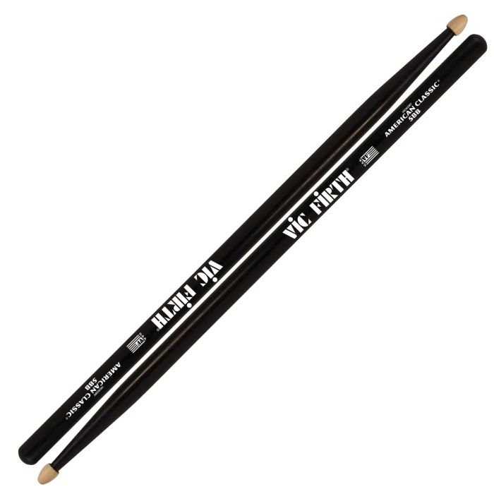 Bacchette Vic Firth American Classic 5B Black Hickory Punta Legno Goccia main product photo