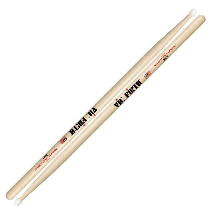 Vic Firth American Classic 7AN Hickory Punta Nylon Goccia main product photo