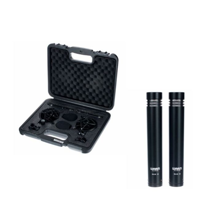 Coppia Microfoni Warm Audio WA-84 stereo black main product photo