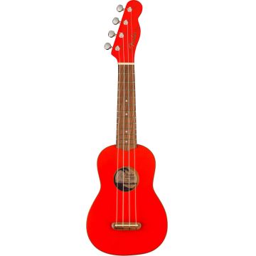 Fender Venice Soprano Ukulele wn fiesta red