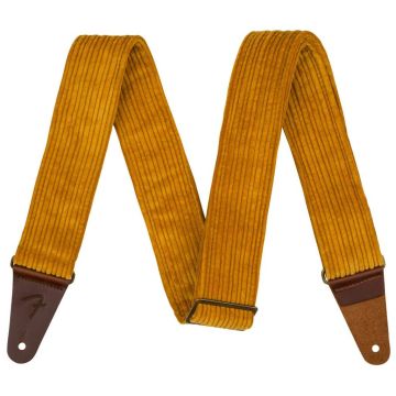 Fender Corduroy Guitar Strap Blaze Gold
