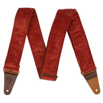 Fender Corduroy Guitar Strap Antique Cherry