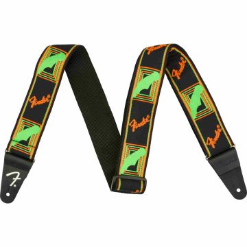 Fender Neon Guitar Strap Green/Orange