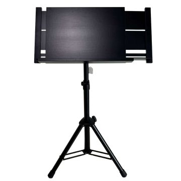 Leggio K&M 12338 da orchestra allungabile black da 57,5 a 87 x36 cm