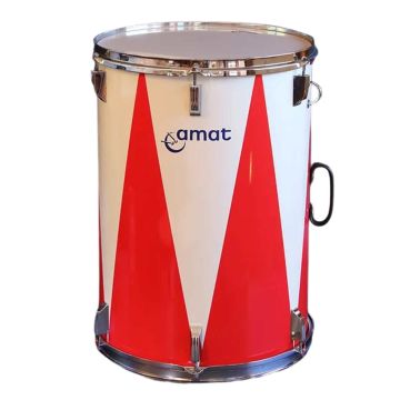 Tamburo da parata Amat 123/F 36x50 Bianco/Rosso