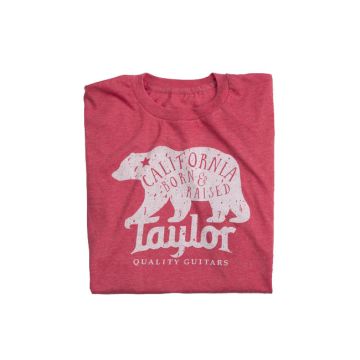 T-Shirt Taylor California Bear Heather Red  S 