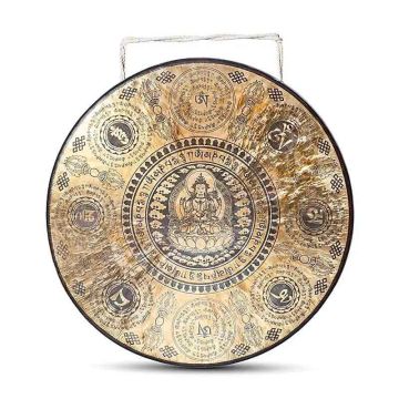 Gong Energy 24" Nepalese con inciso Chenrezig 60cm