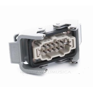 Connettore Harting 17AN 10 E-M industriale maschio