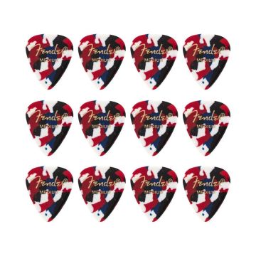 Blister plettri Fender 351 shape Premium medley medium 12pz