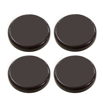 Isolatori per pianoforte 7cm plastica marroni 4pz