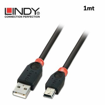 Cavo Lindy usb 2.0 A/Mini-B 1mt