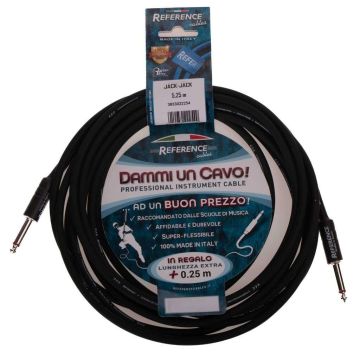 Cavo Jack/Jack 5,25 mt Reference Dammi un cavo! black