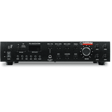 Audio Design PA 4A150HDMI-PH Finale 4 zone 8 Ohm+Phantom