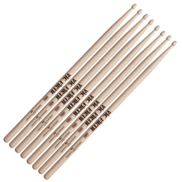 Bacchette Vic Firth American Classic 5A Hickory Punta Legno Goccia 4 paia