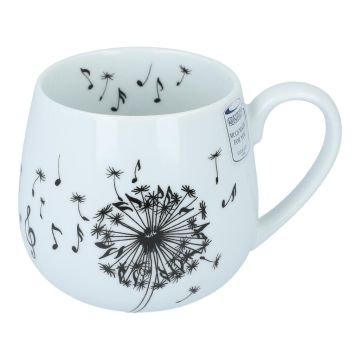 Tazza Musik Boutique bombata petali con note
