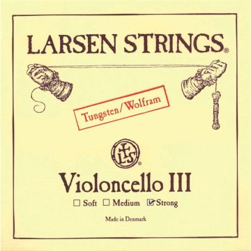 Corda Violoncello 4/4 Larsen SOL III strong cromo/tungsteno