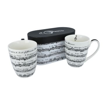 Set 2 tazze Musik Boutique Adagio con box