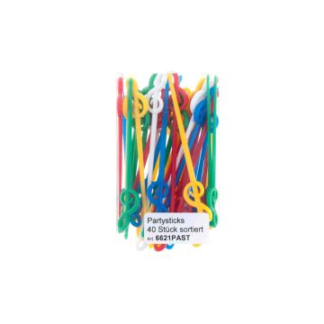 Stuzzicadenti in plastica Musik-Boutique con chaive di violi