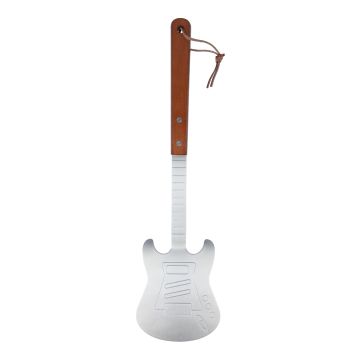 Girarrosto chitarra elettrica con manico in legno, barbecue  Musikboutique