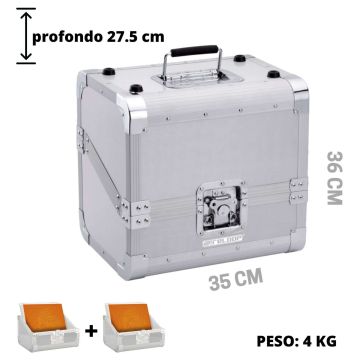 Reloop 80 RECORD CASE SILVER