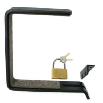 Serratura con staffa FTP per pianoforte verticale/coda ferma cilindro tastiera int.17,5cm