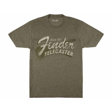 T-Shirt Fender Since 1951 Telecaster Military Heather Green XL