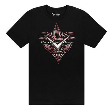 T-Shirt Fender Custom Shop Pinstripe black L