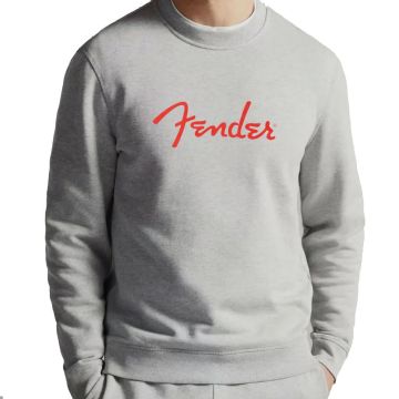 Fender T-Shirt logo Spaghetti heather gray manica lunga XL