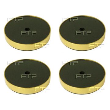 Isolatori per pianoforte verticale FTP 921-A 4 pz gomma anello ottone Isolatori per pianoforte verticale FTP 921-A 4 pz gomma anello ottone