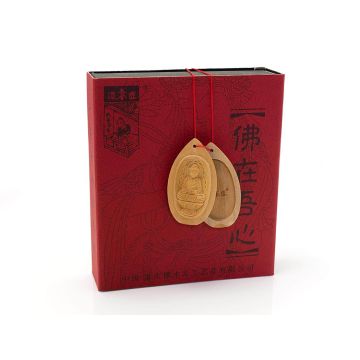 Collana in legno Buddha Klangschalen